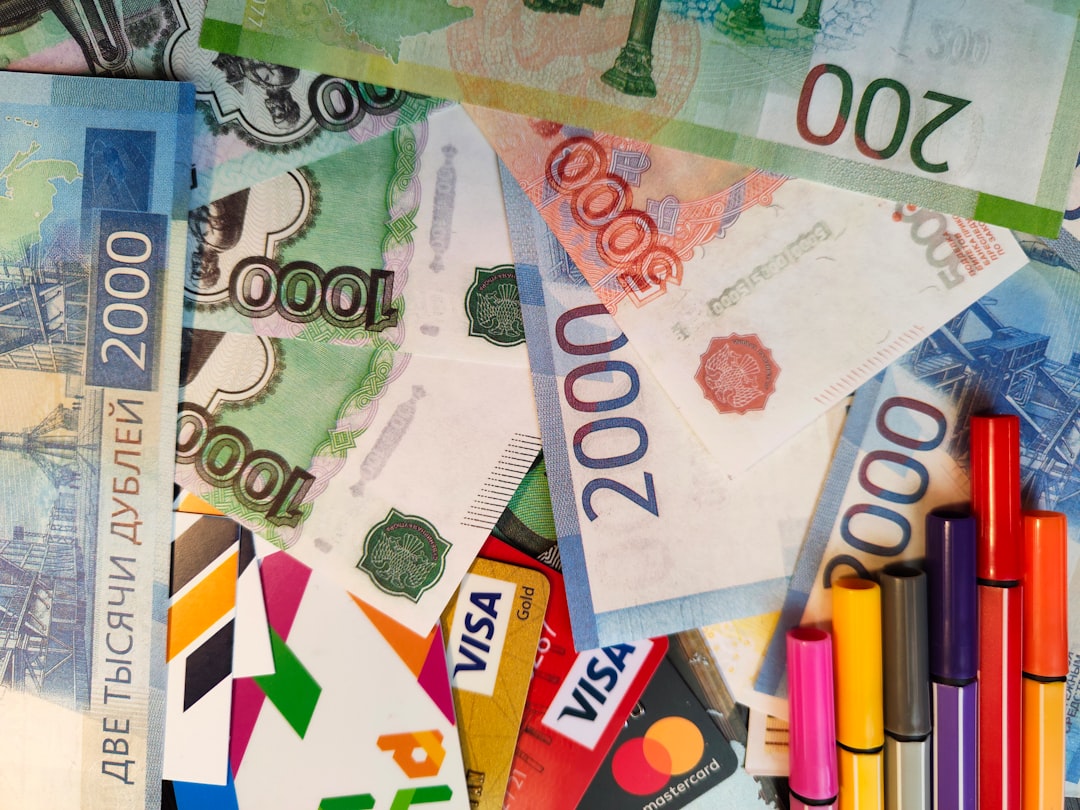 Russian Rubli Roubles RUR paper banknotes. Free stock editorial photo for blog content, online magazines and other resources covering banking and financial topics