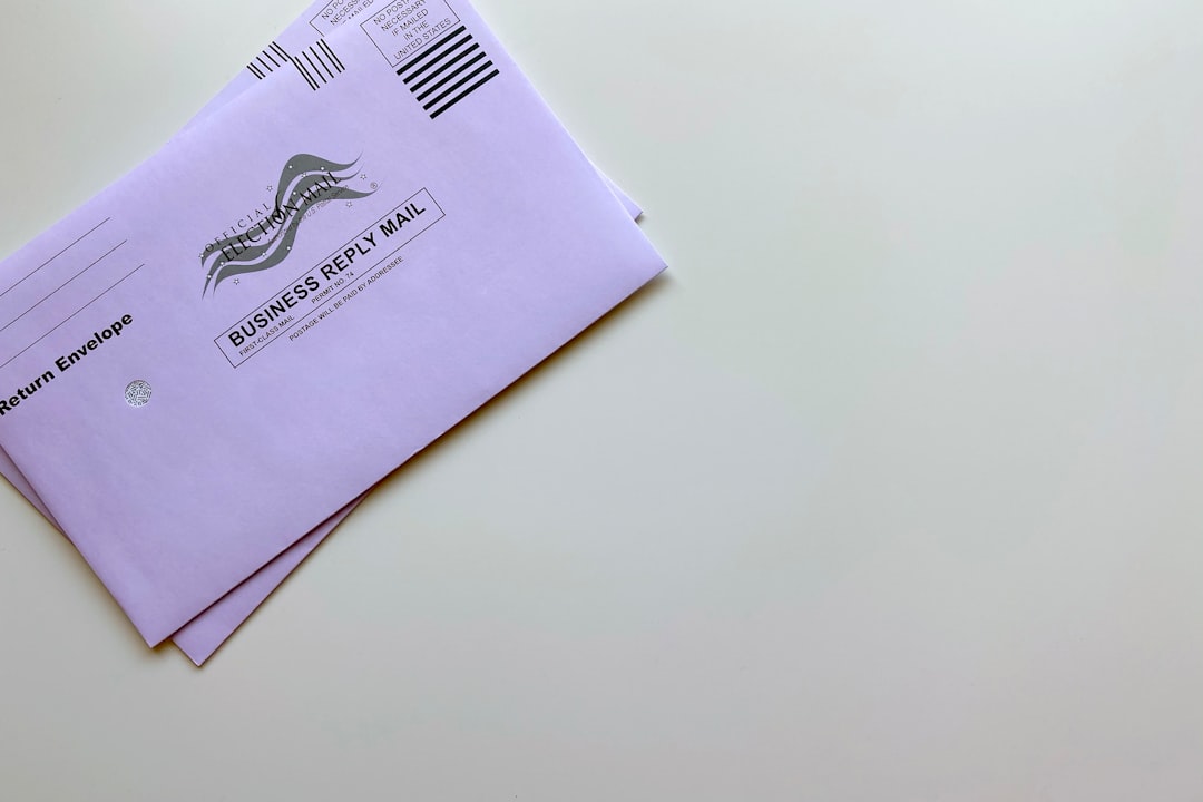 American election mail envelopes